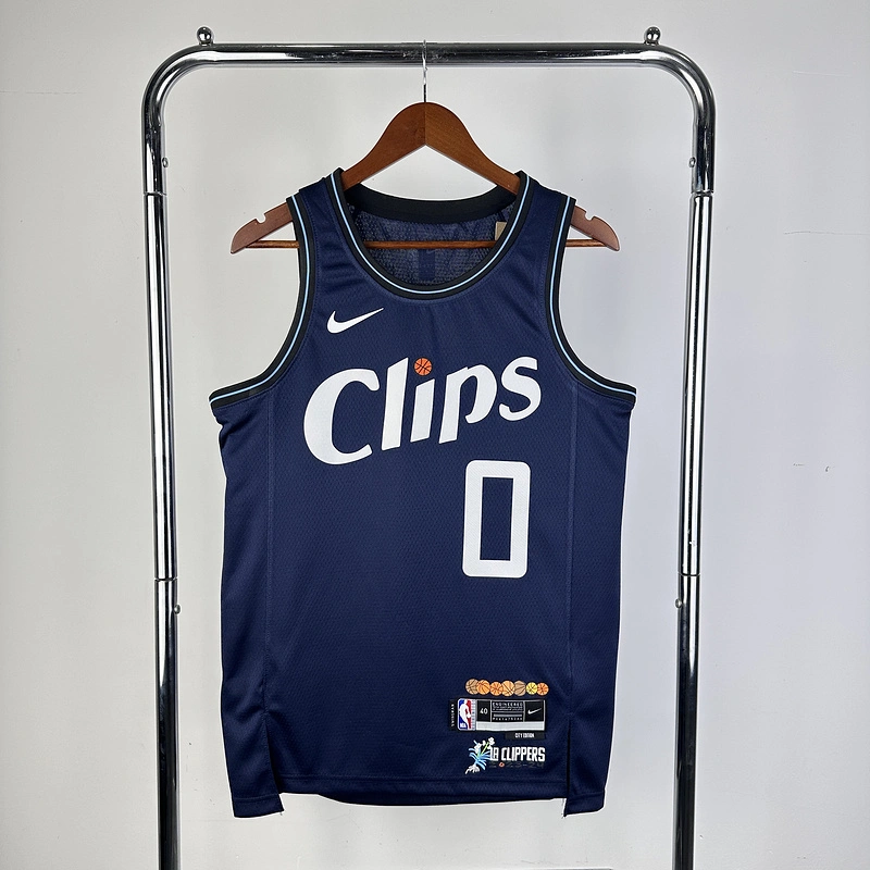 2024 NBA LA Clippers (0 WESTBROOK) Basketball Jersey