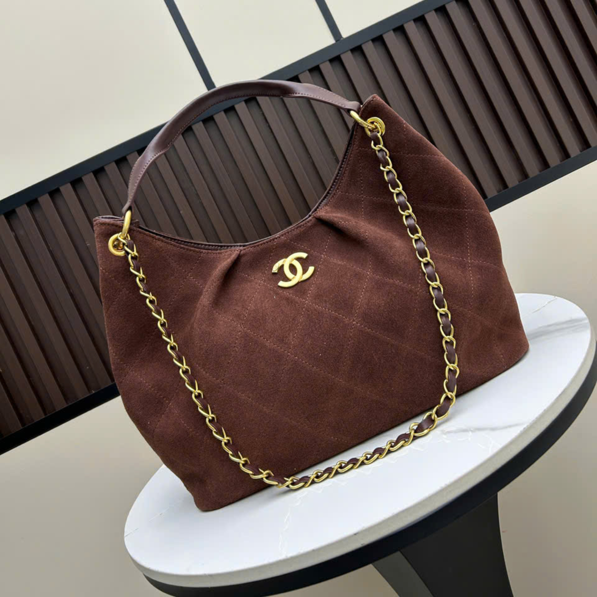 Chanel Maxi Hobo Handbag 38cm/15in