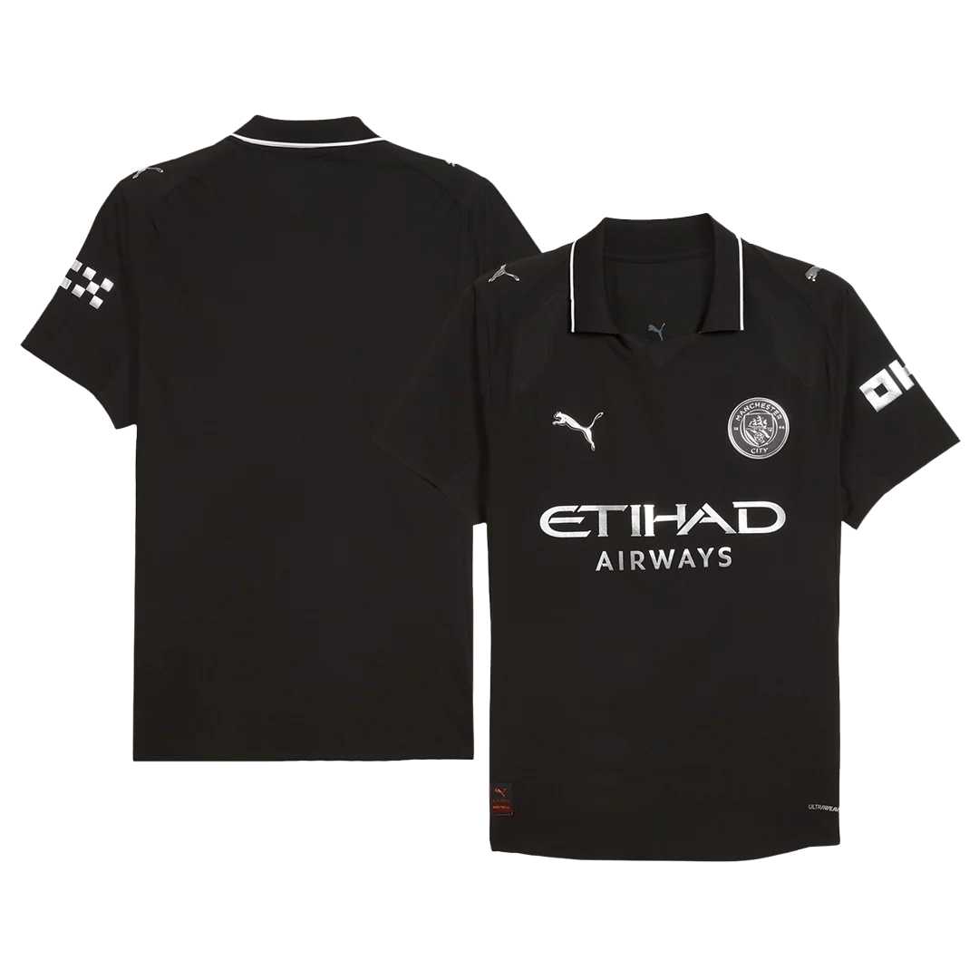 Manchester City Away Player Version Soccer Jersey 2025/26