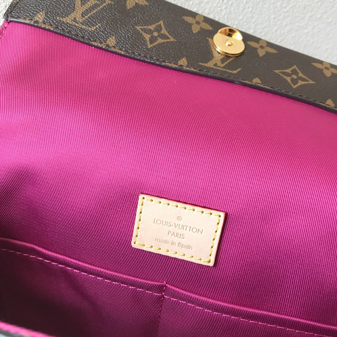 Louis Vuitton Cluny Bordeaux Red 28Cm