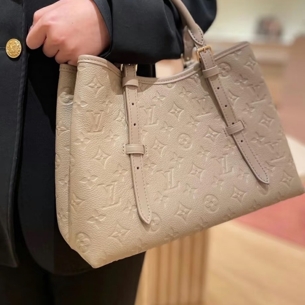 Louis Vuitton Babylone Tote PM Bag Tourterelle Gray 30Cm M11463