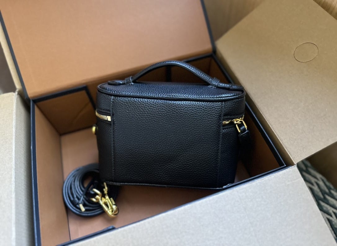 Prada Leather Mini Bag Black 20Cm