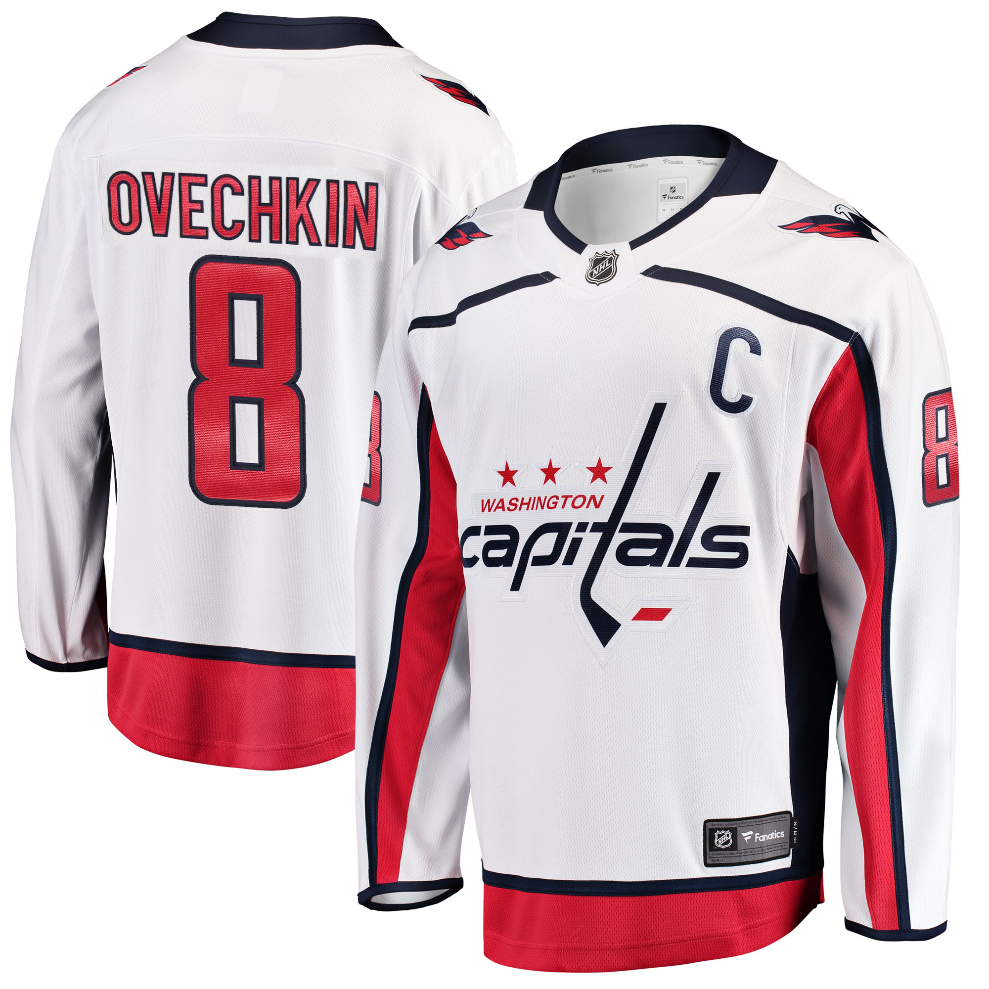 Alexander Ovechkin Washington Capitals Fanatics Breakaway Player Jersey – White