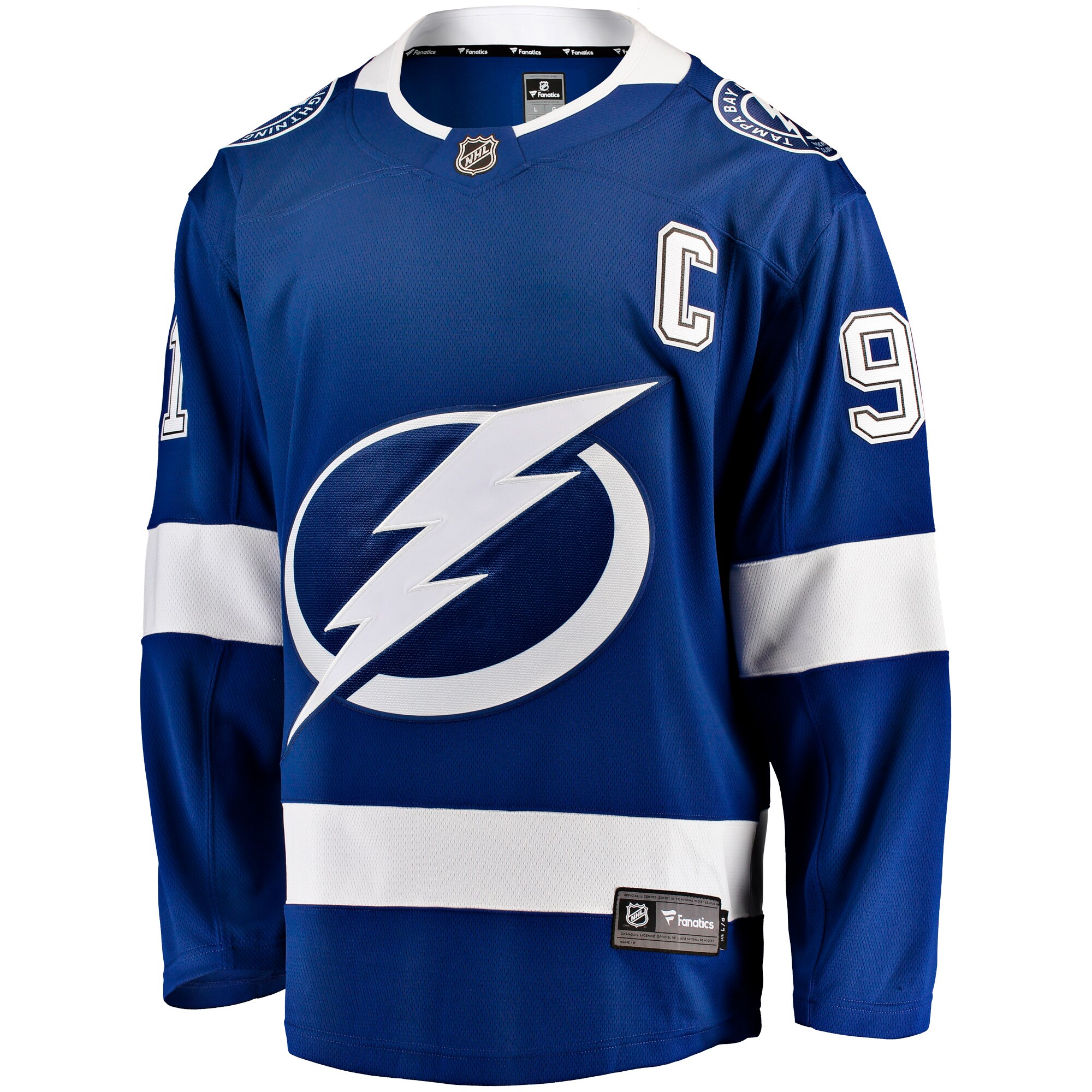 Steven Stamkos Tampa Bay Lightning Fanatics Home Breakaway Jersey – Blue