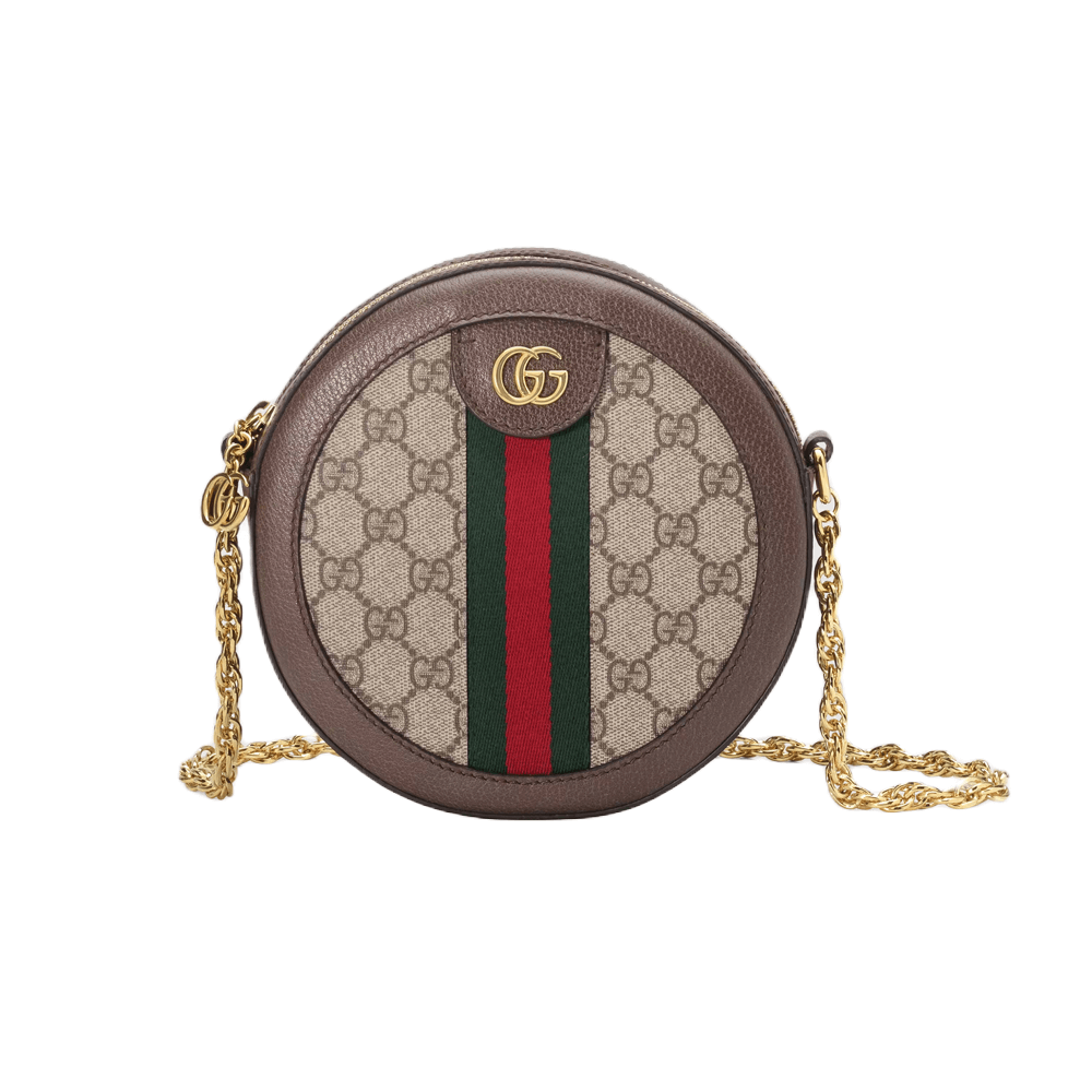 Gucci Ophidia Mini GG Round Shoulder Bag