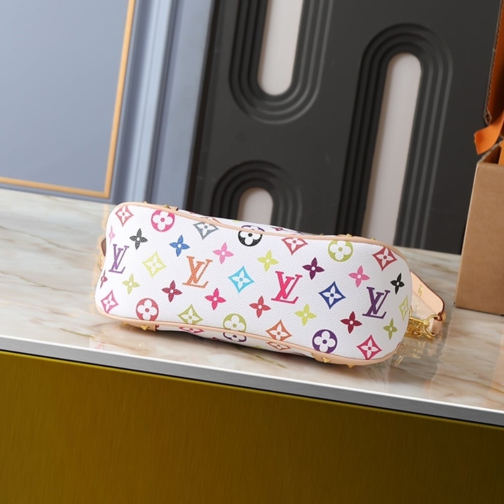Louis Vuitton X Takashi Murakami Boulogne PM White 26m M27790