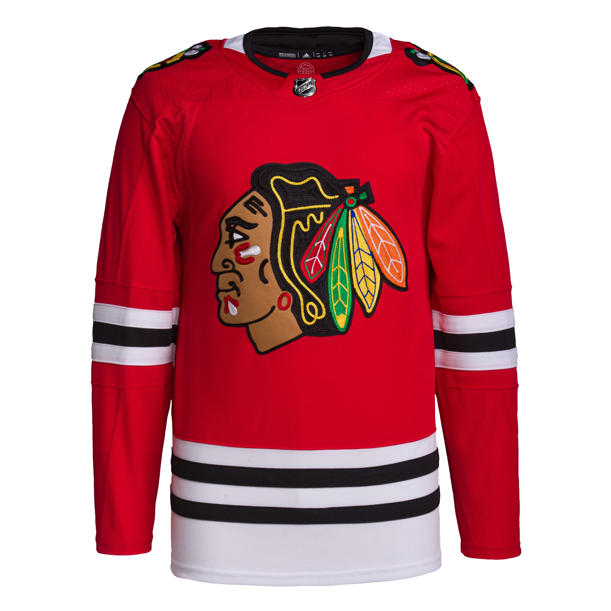 Chicago Blackhawks adidas Men’s Home Primegreen Authentic Jersey – Red