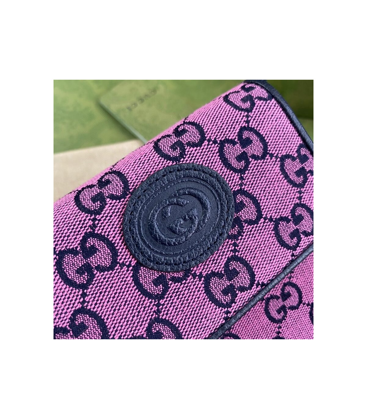Gucci GG Multicolour Mini Bag Pink