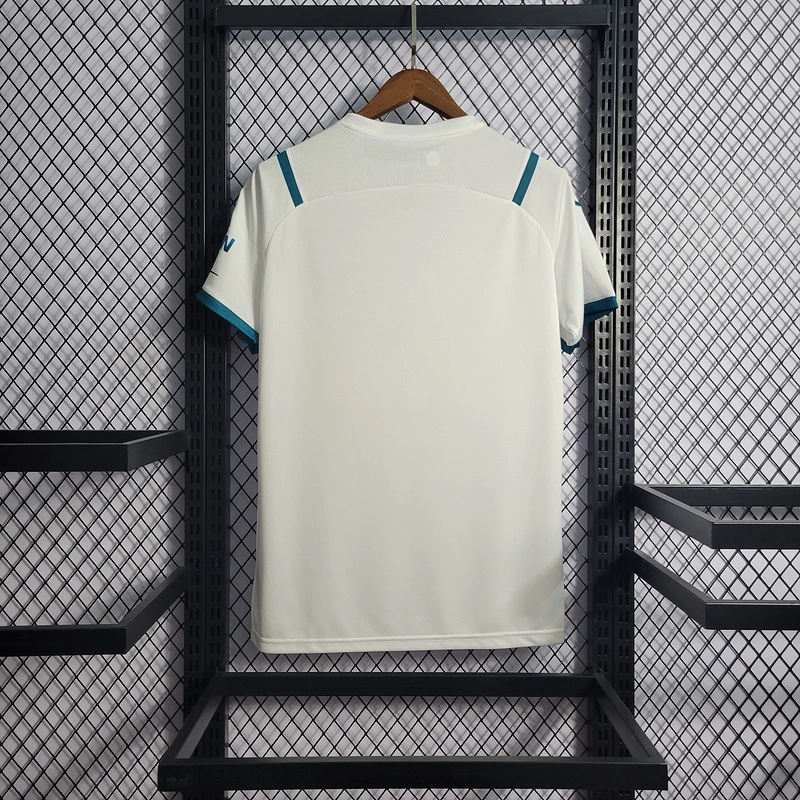 2021-22 Manchester City White Soccer Jersey