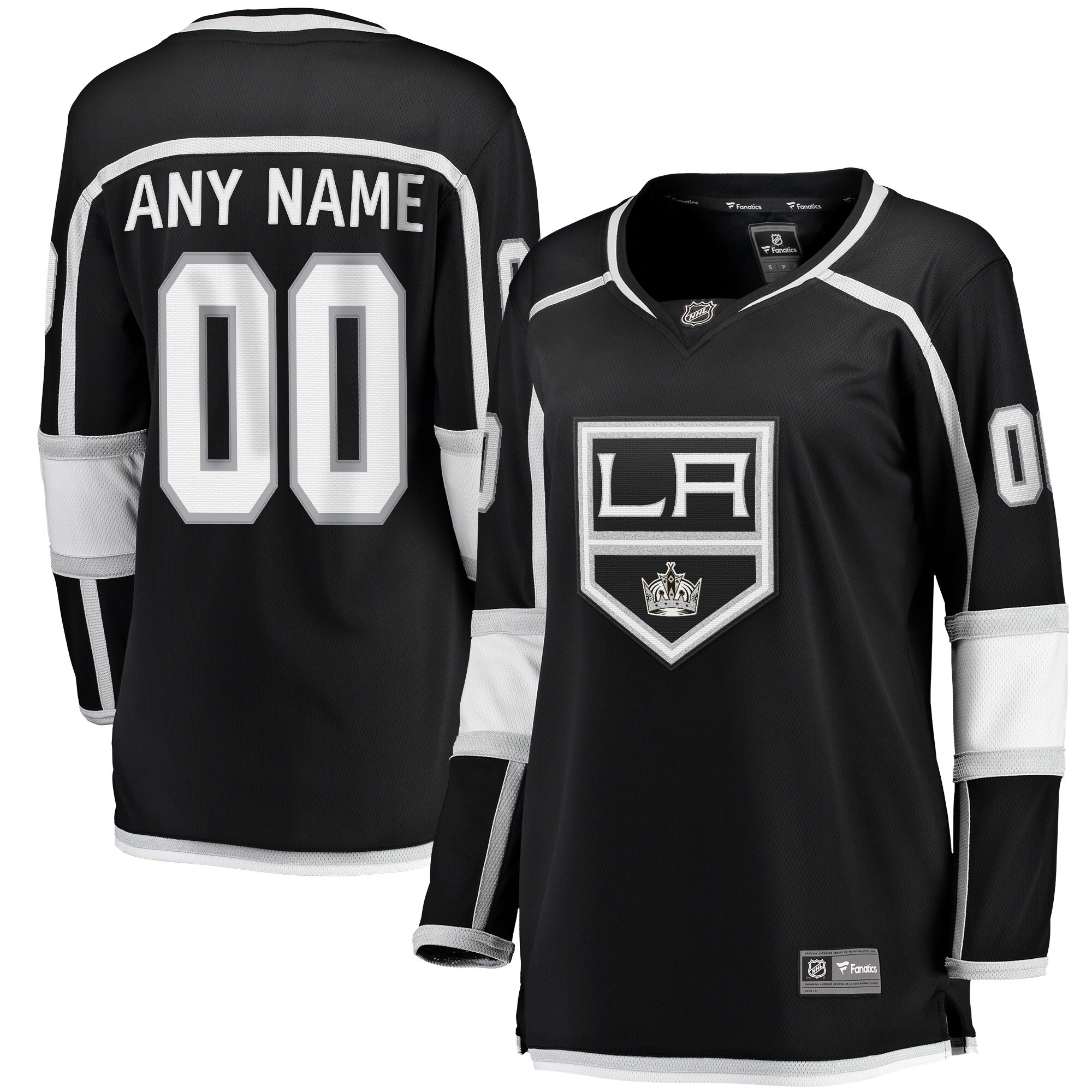 Los Angeles Kings Fanatics Women’s Home Breakaway Custom Jersey – Black