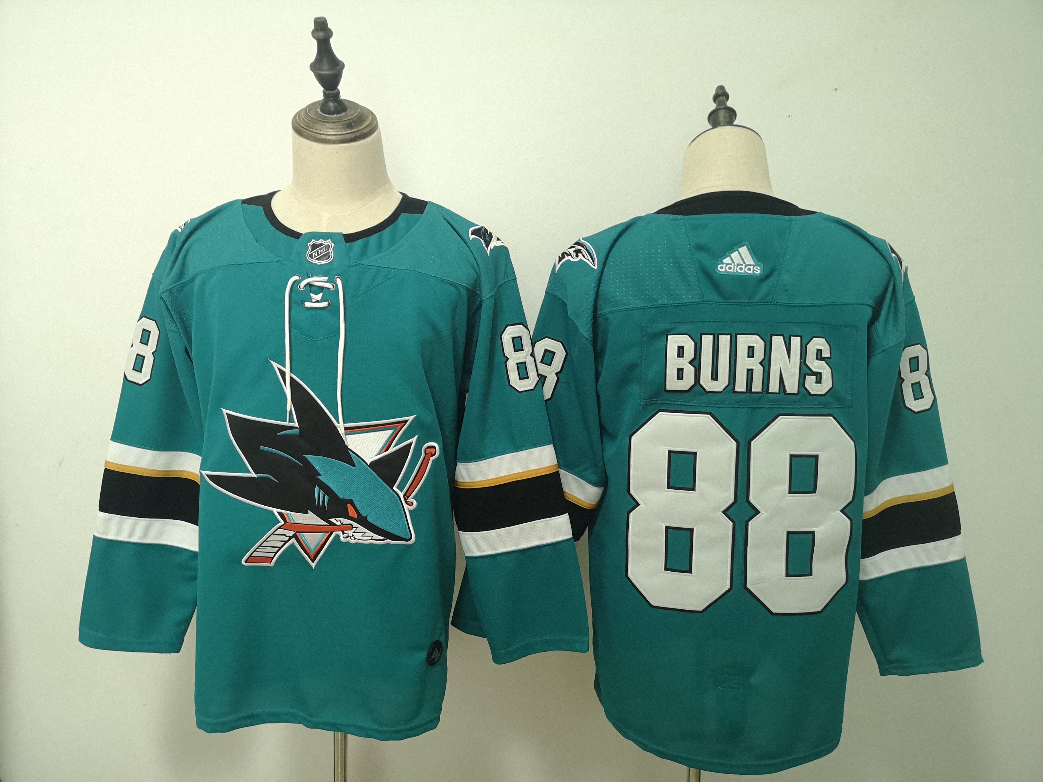 NHL San Jose Sharks BURNS # 88 Jersey