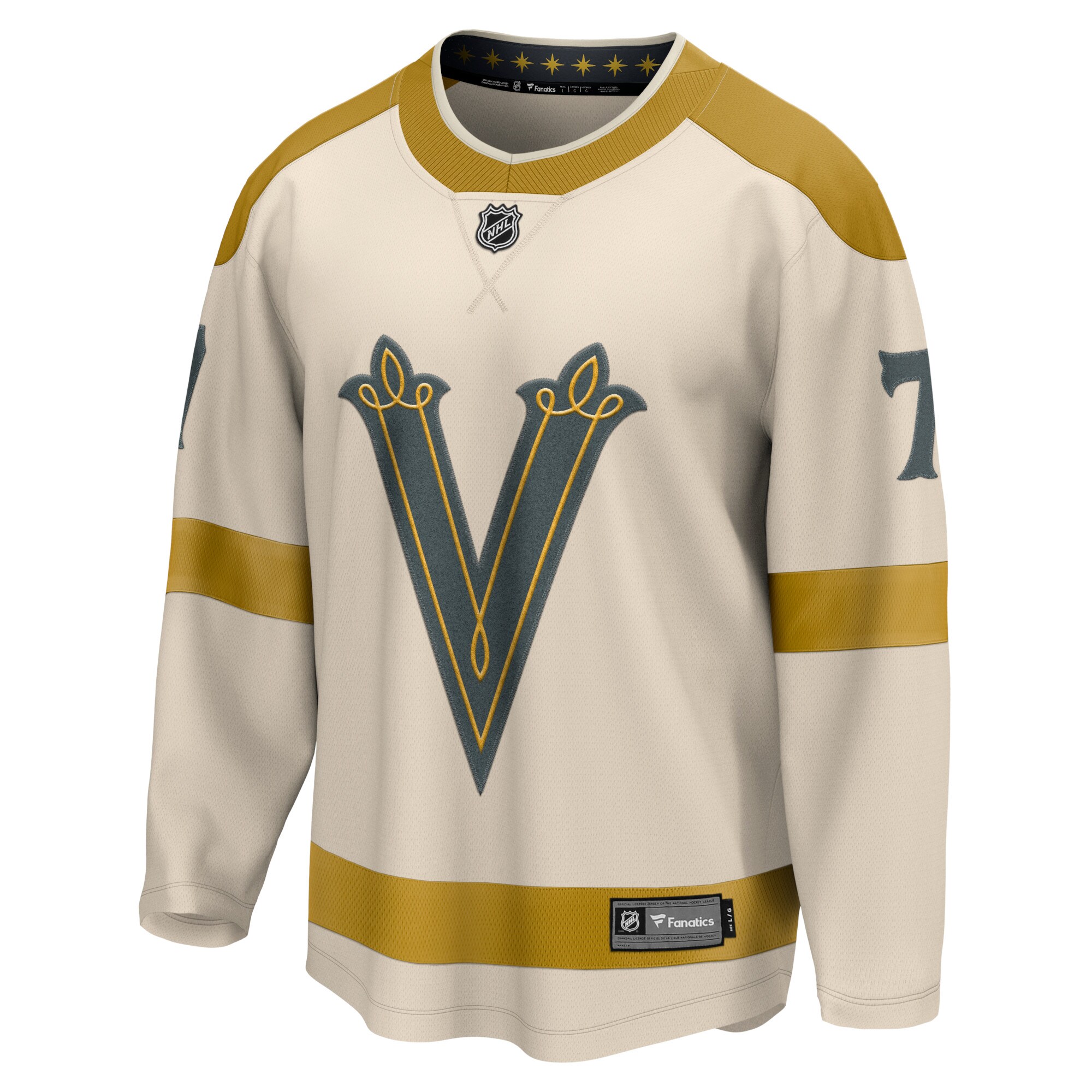 Alex Pietrangelo Vegas Golden Knights Fanatics 2024 NHL Winter Classic Breakaway Player Jersey – Cream