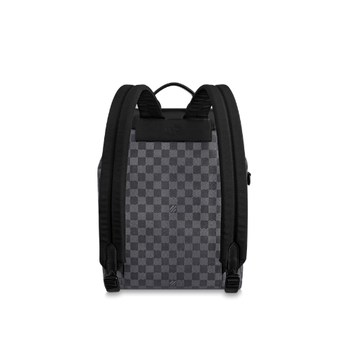 Louis Vuitton Utility Backpack Black And Grey 40Cm