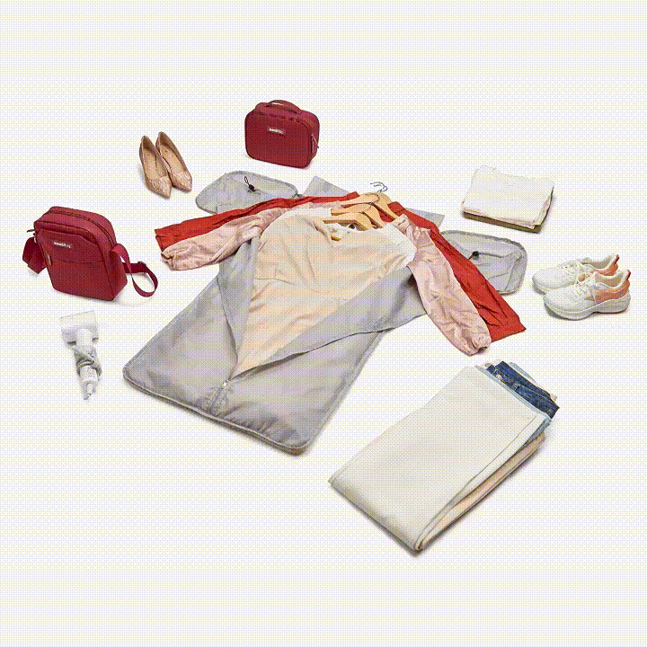 La solución definitiva de equipaje de mano para viajes de Jenni Travel: ¡el bolso de viaje perfecto que mantiene tu ropa plana y sin arrugas, cumpliendo con los requisitos de la Administración de Seguridad del Transporte de los EE. UU. (TSA)!