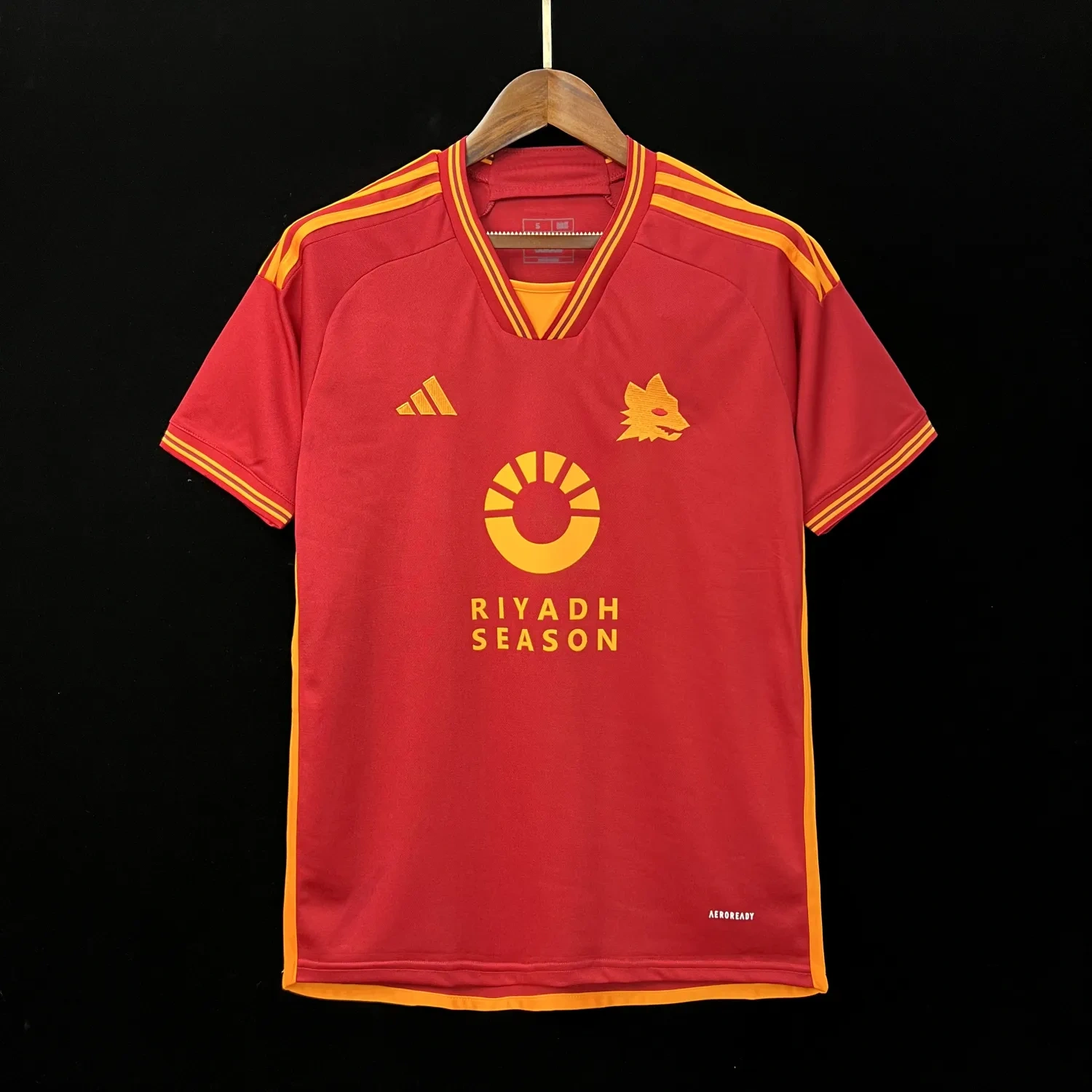 2023-24 AS Roma Home Fans Jersey Sponsored