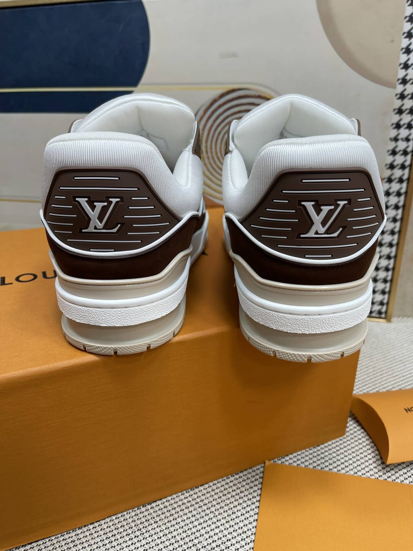 Louis Vuitton Lv Trainer Sneaker Brown 1Ablvb
