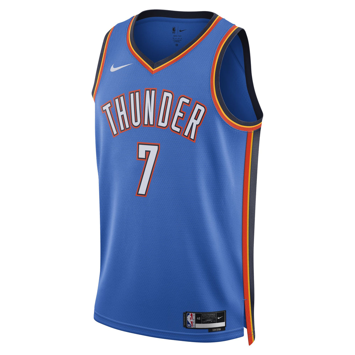 Chet Holmgren Oklahoma City Thunder 2026 Icon Edition NBA Swingman Jersey