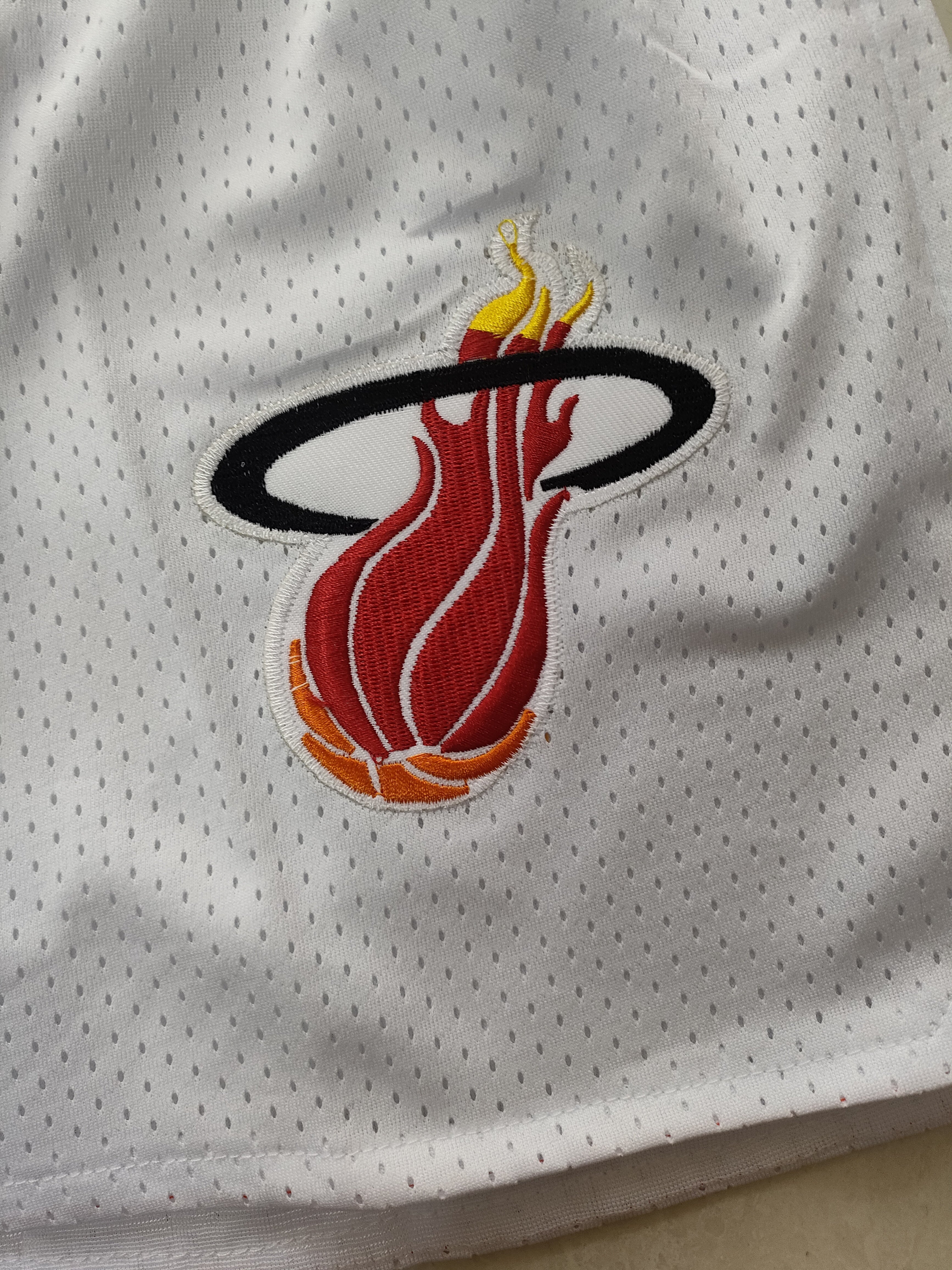 Miami Heat white pocket pants