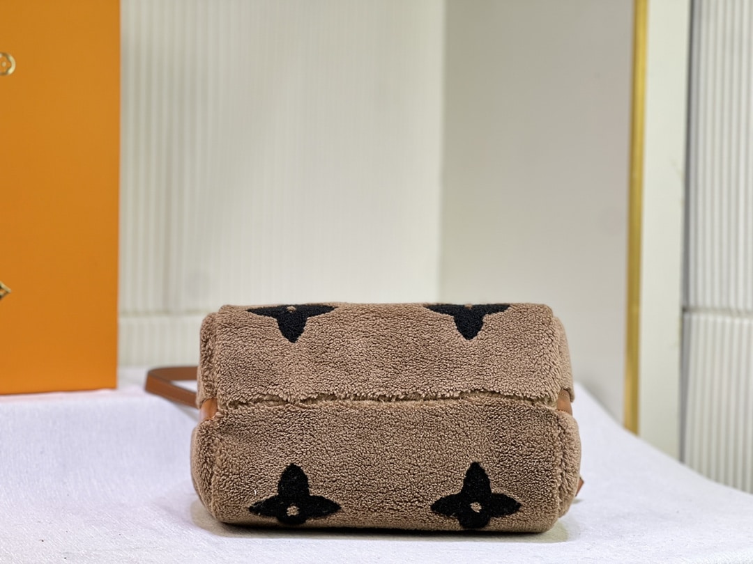 Louis Vuitton Monogram Teddy Speedy Bandouliere Brown 25cm