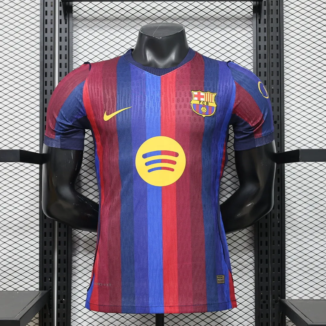 2026/27 La Liga Barcelona Team Home Football Jersey Player Version - JerseyFun