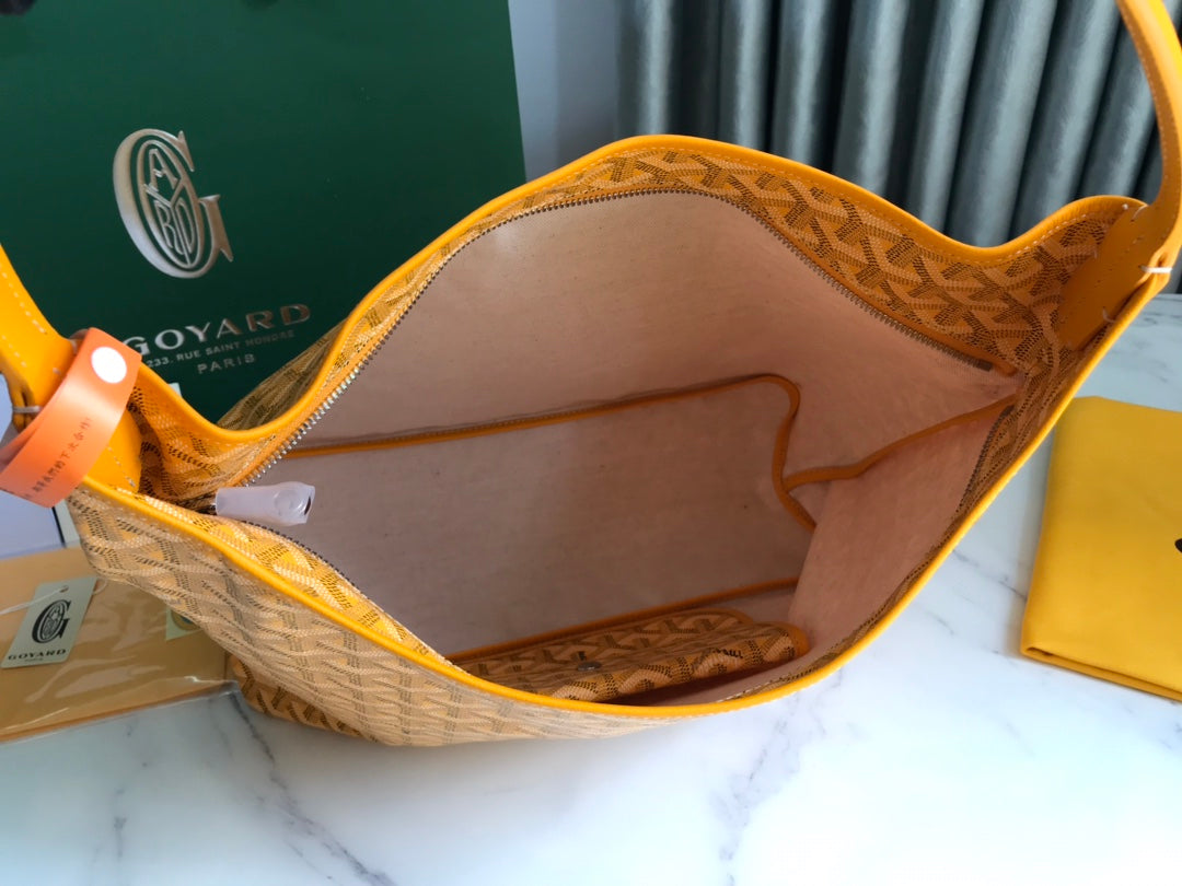 Goyard Hobo Boheme 42Cm Yellow Canvas