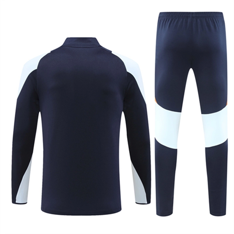 2024-25 Real Madrid Royal Blue Long Sleeve Training Suit