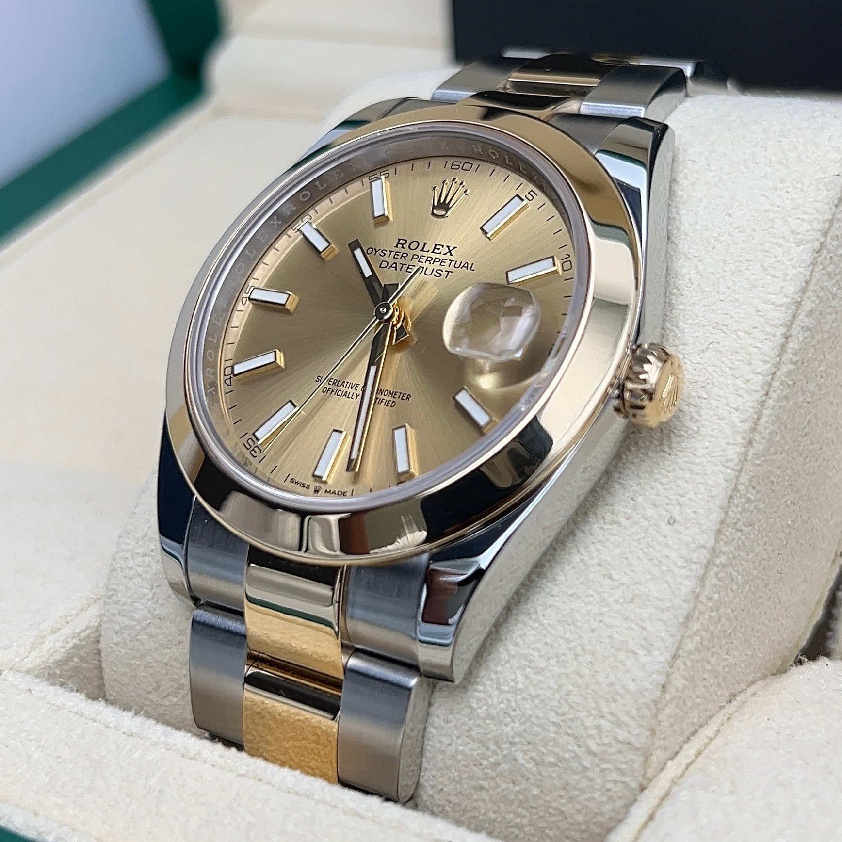 [Superclone] Rolex Datejust 41mm Champagne-Colour Dial Smooth Oyster 126303