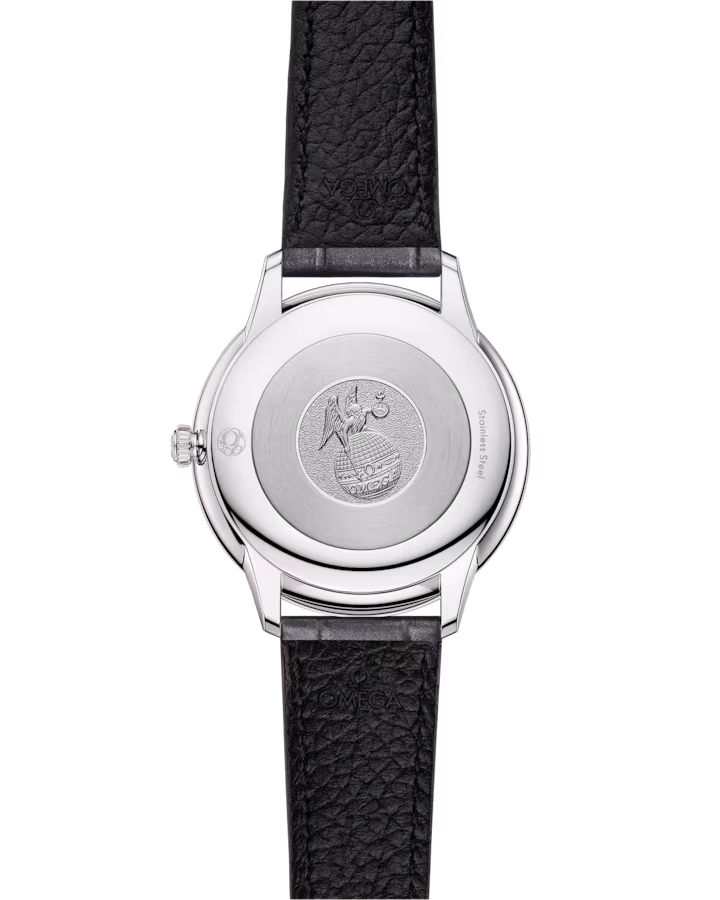 Omega De Ville Prestige 30 mm Black Dial with Diamonds Stainless Steel Strap 434.13.30.60.51.001