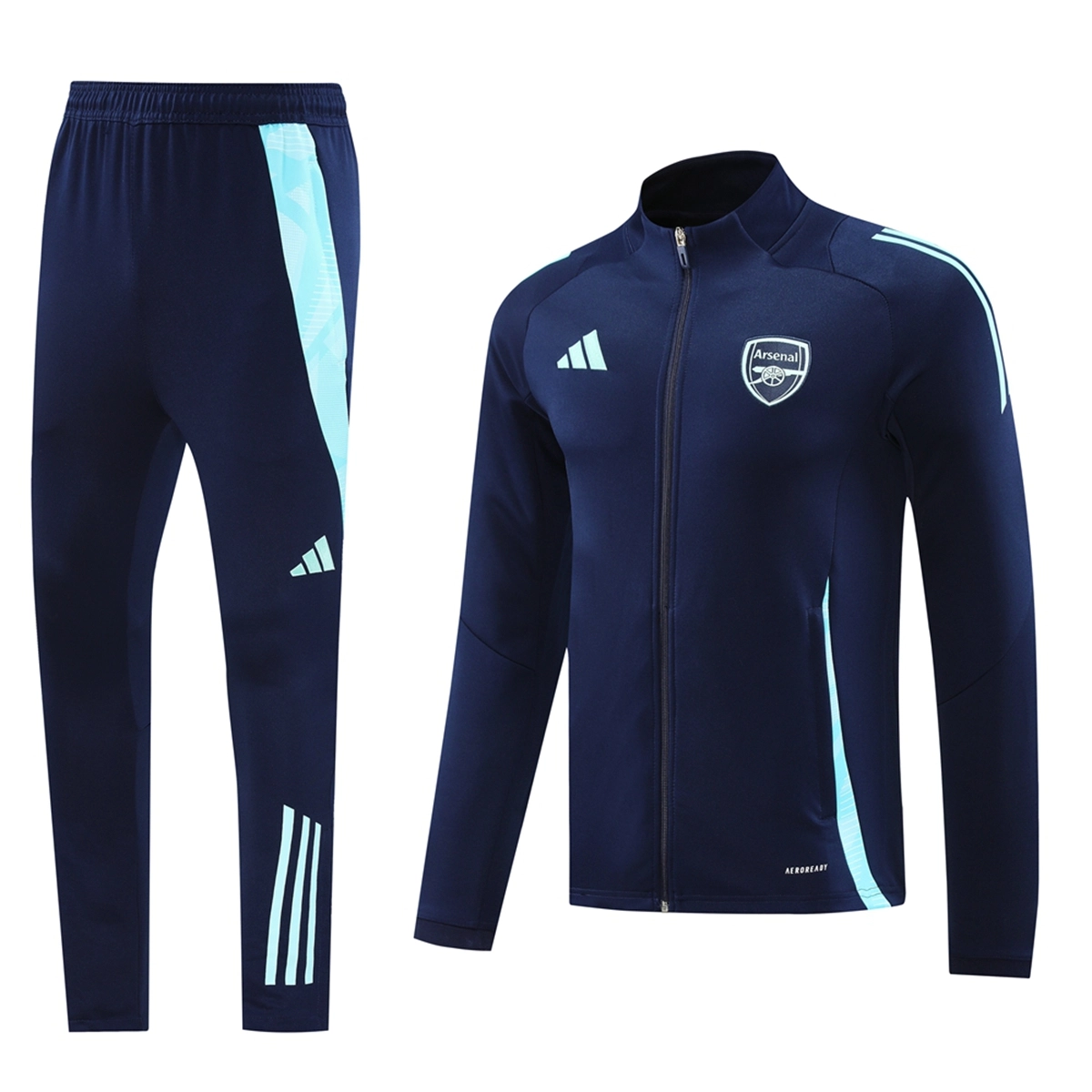 2024-25 Arsenal 02 Royal Blue Jacket Set S-2XL