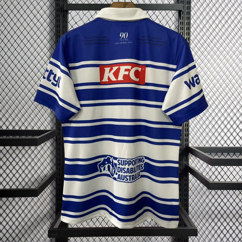 2025 Canterbury-Bankstown Bulldogs Home Rugby Jersey