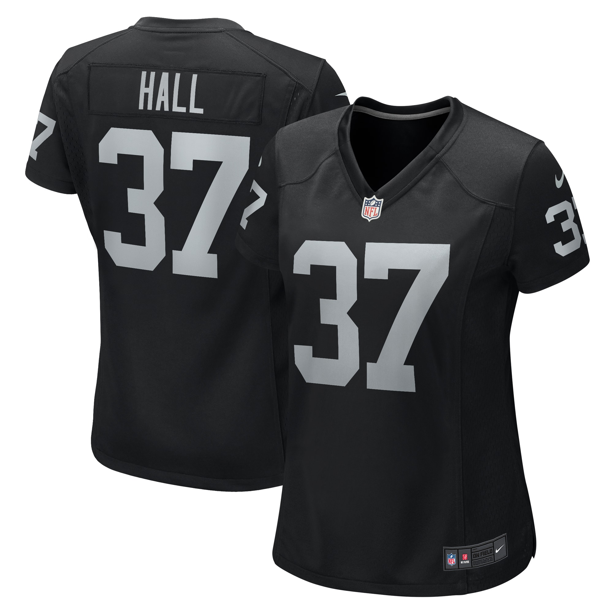 Tyler Hall Las Vegas Raiders Nike Women's Team Game Jersey -  Black