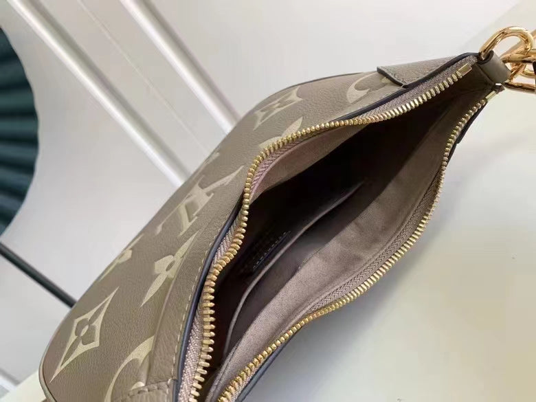 Louis Vuitton Bagatelle 22Cm Tourterelle Gray