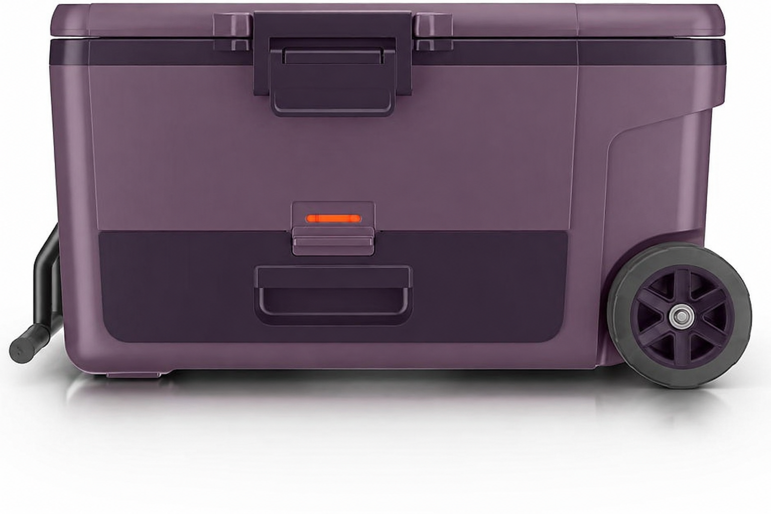 ⏰Limited-Time Deal⏰45/65QT Rolling Cooler with Dry Storage Drawer – Heavy-Duty Outdoor Ice Chest