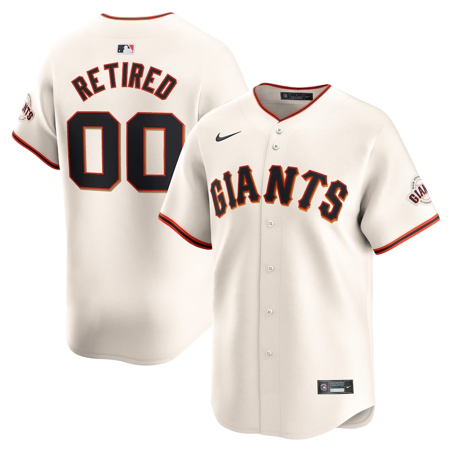 San Francisco Giants Home Limited Pick-A-Player Retired Roster Jersey Cream