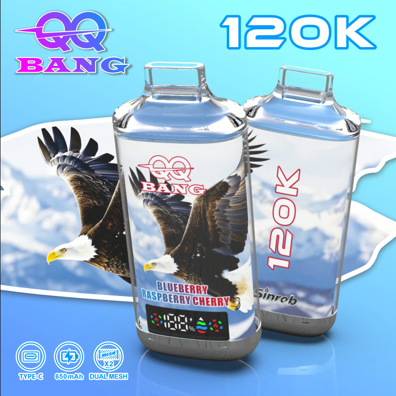 QQ BANG 120K Puffs Prefilled Hookah Vape |  Rechargeable