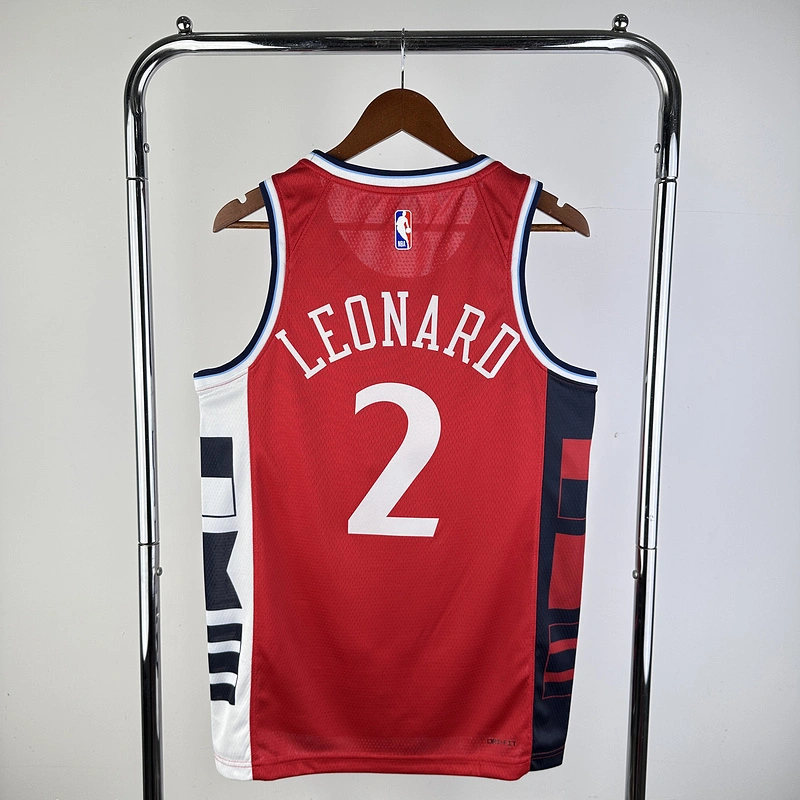 2025 NBA LA Clippers 2 LEONARD Basketball Jersey
