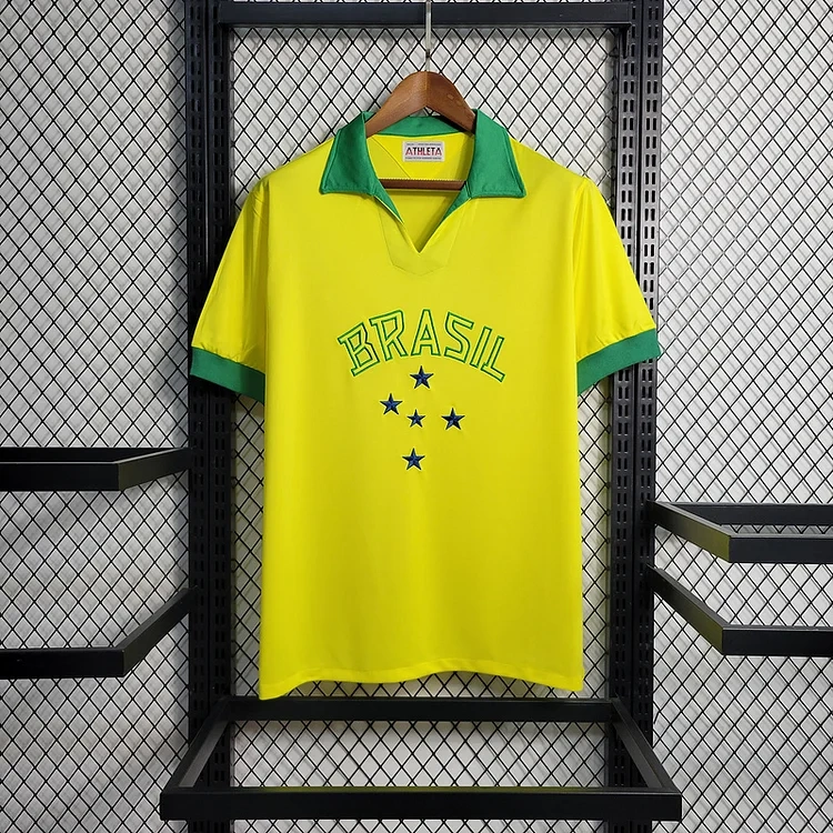 Retro 1958 Brazil home Football jersey retro
