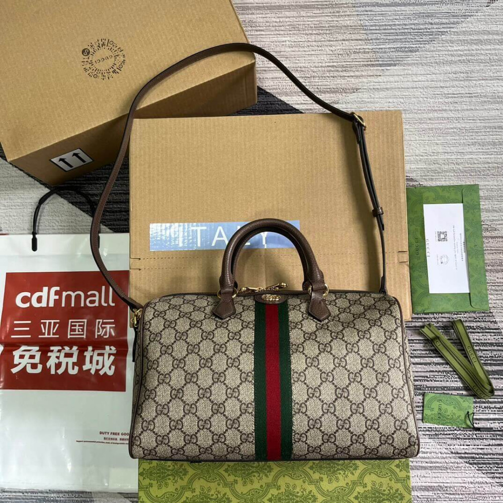 Gucci Ophidia GG Medium Top Handle Bag