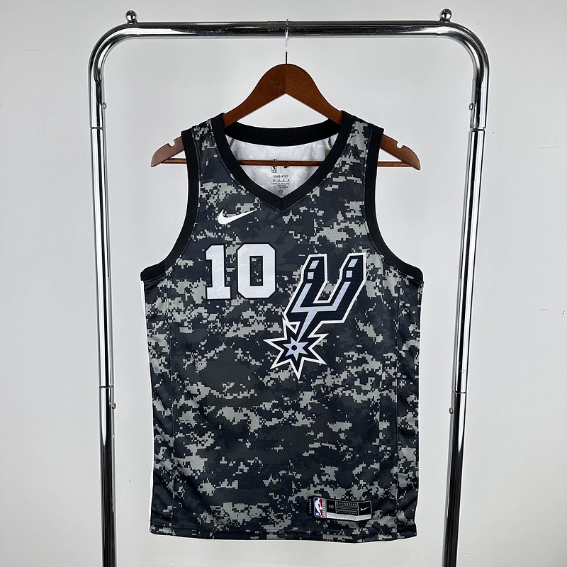 2021 NBA San Antonio Spurs 10 SOCHAN Basketball Jersey