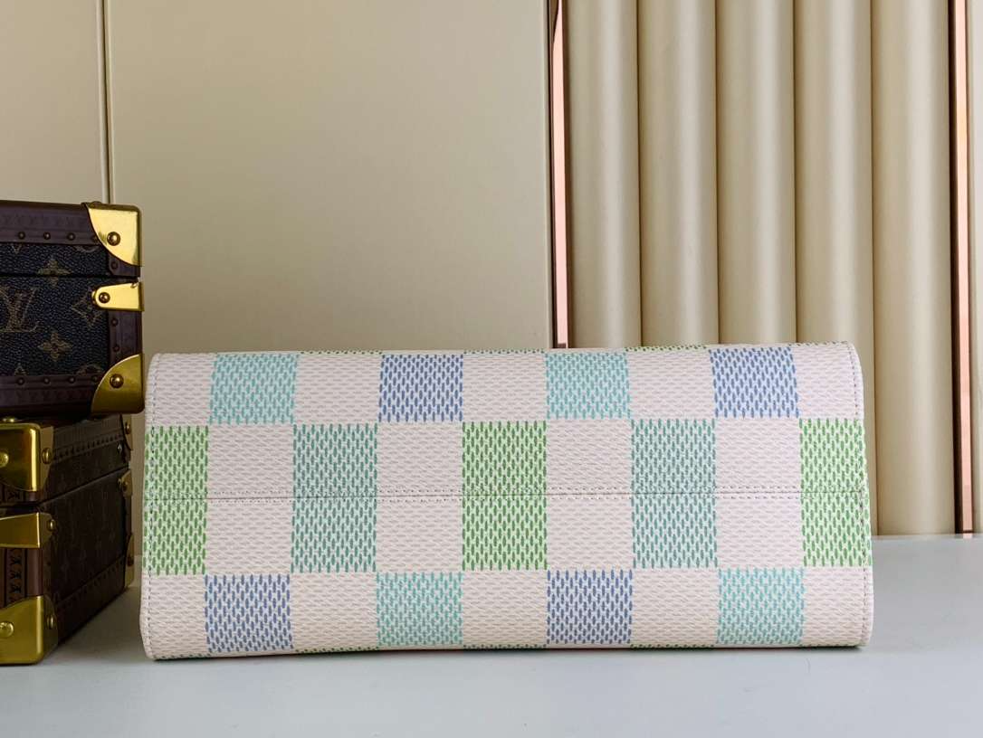 Louis Vuitton Onthego Mm Autres Toiles Damier Pistachio N40518 35Cm