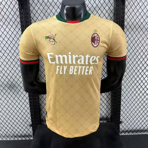Player 2024-25 AC Milan Gucci co-branded edition Football jersey