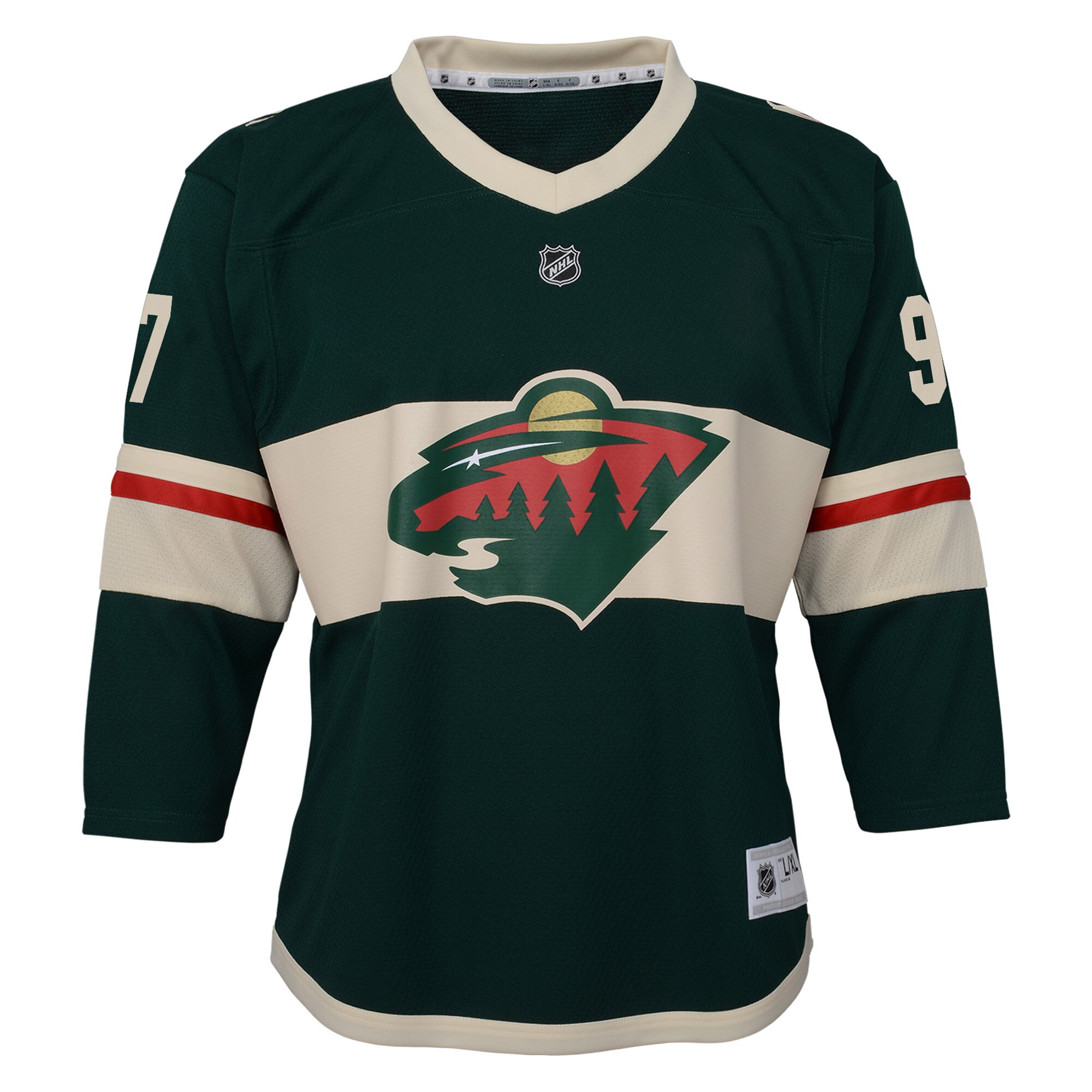 Kirill Kaprizov Minnesota Wild Youth Home Replica Player Jersey – Green