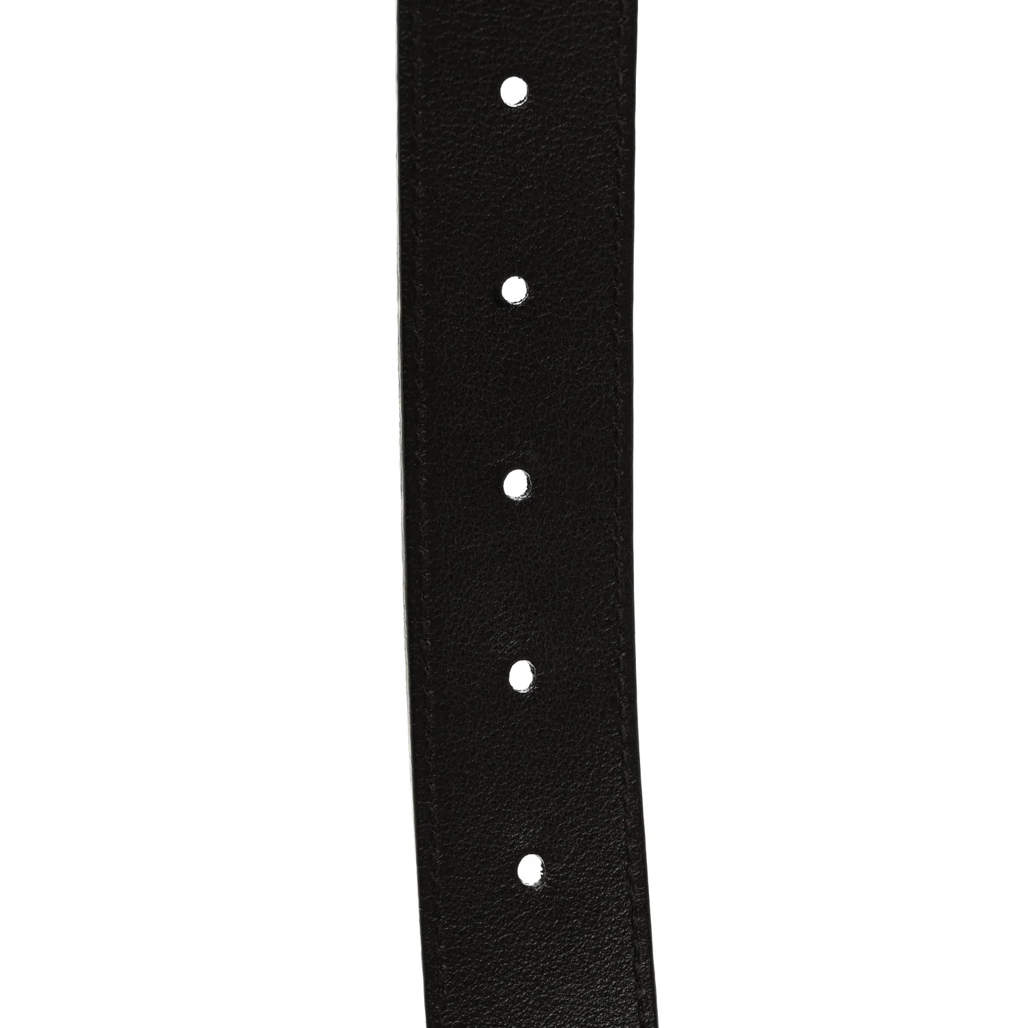 Moon Calfskin Double G 30mm Belt 85 34 Dark Cocoa