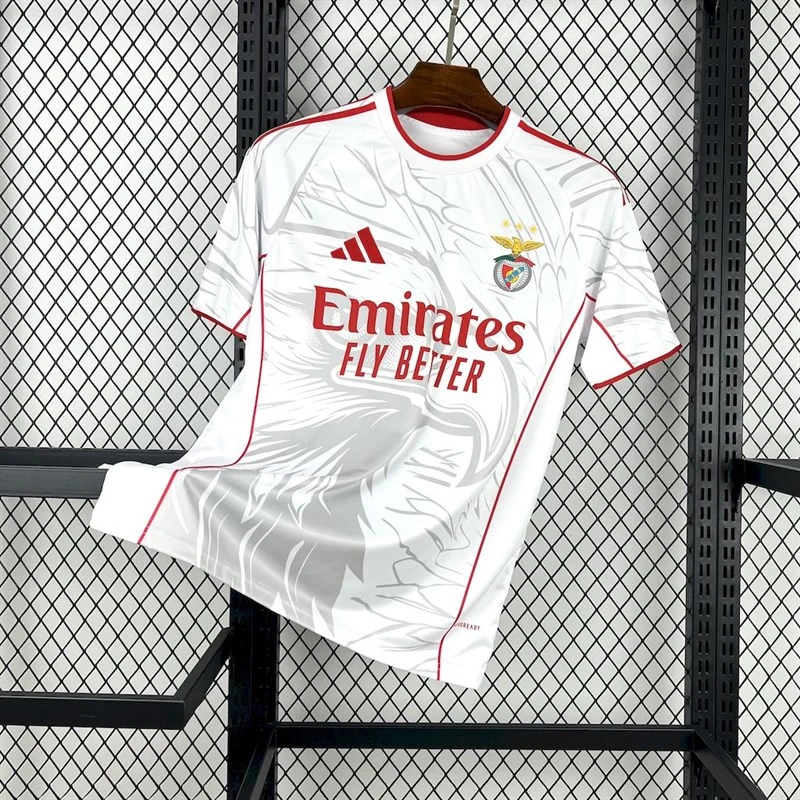 2025-26 Benfica White concept version Football jersey