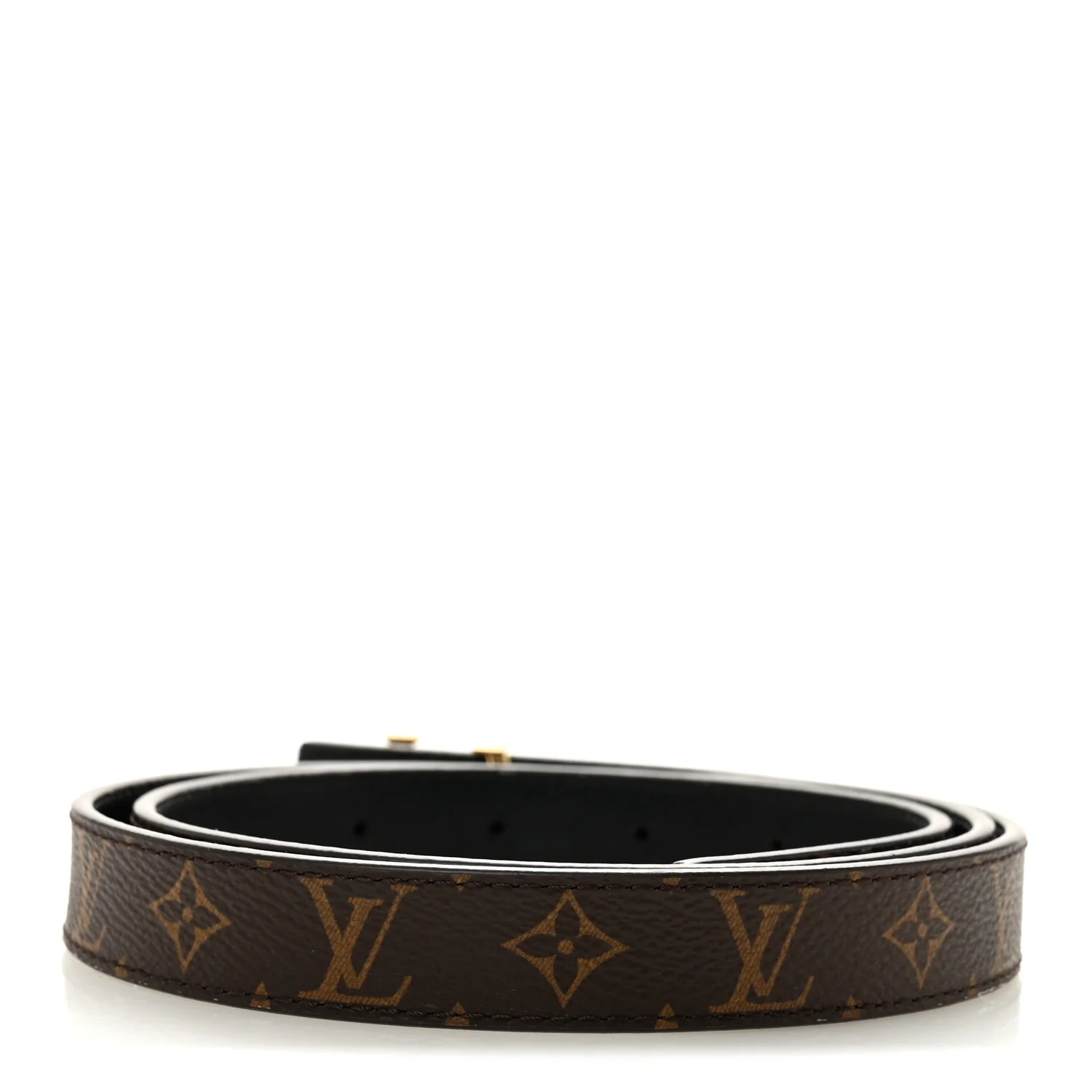 Calfskin Monogram 20mm LV Iconic Reversible Belt 85 34 Black