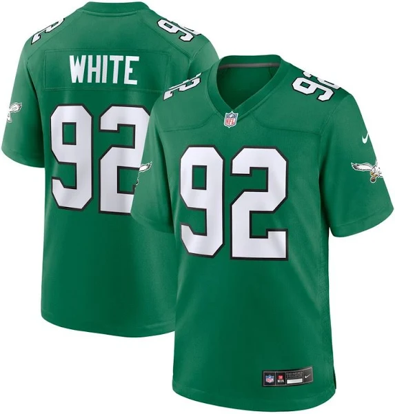 Men's Nike Reggie White Kelly Green Philadelphia Eagles Alternate Game Jersey