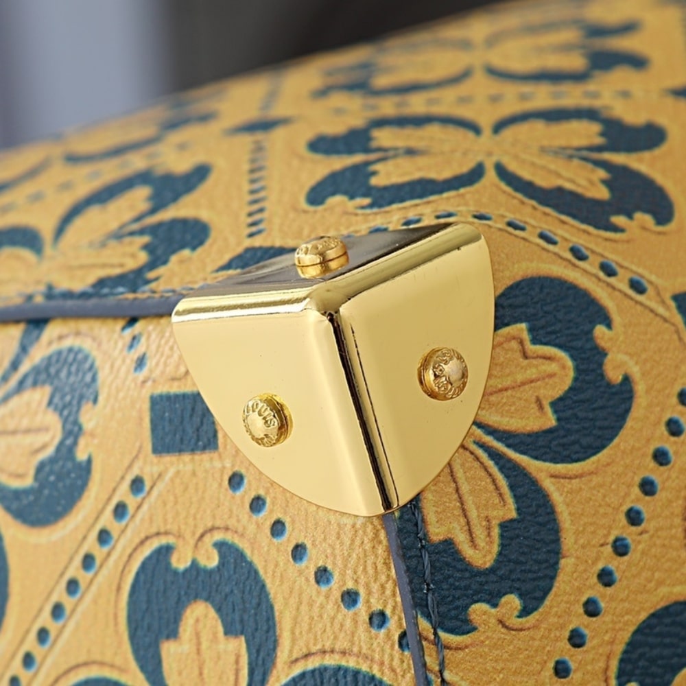 Louis Vuitton Speedy Trunk 25 Blue And Gold 27Cm M27411