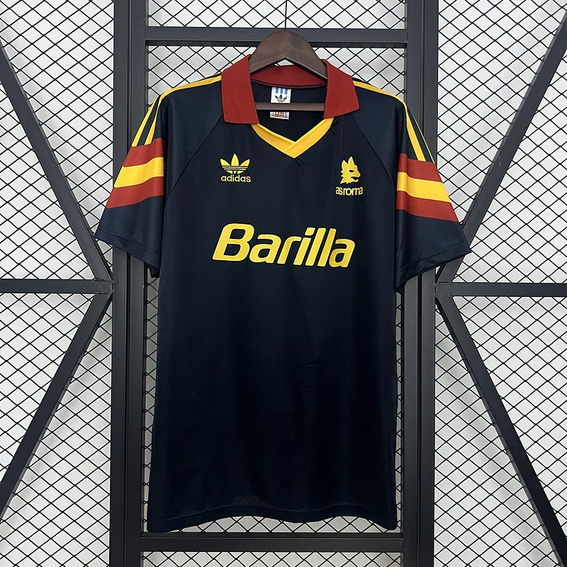 Retro 1991-92 AS Roma Third Away Football jersey retro