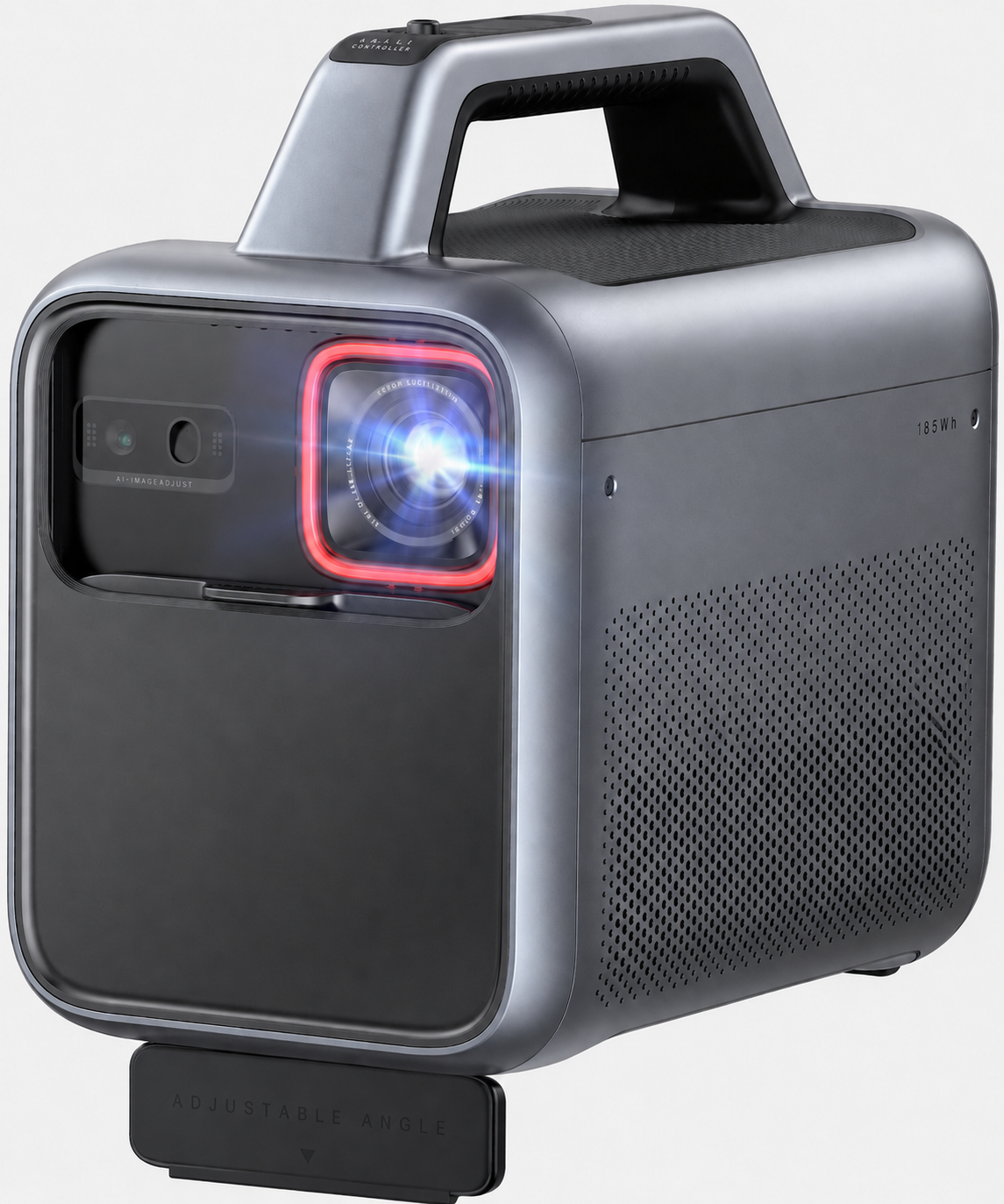 🔥Clearance Sale🔥 1000 ANSI Outdoor Portable Projector – 1080P Big Screen Home Theater with Built-In Battery for Camping & Backyard Movies