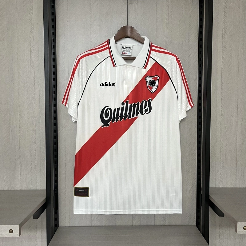 Retro 1995-96 River Plate Home football jersey retro